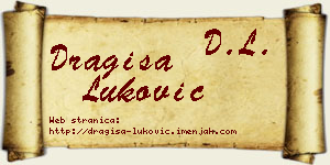 Dragiša Luković vizit kartica